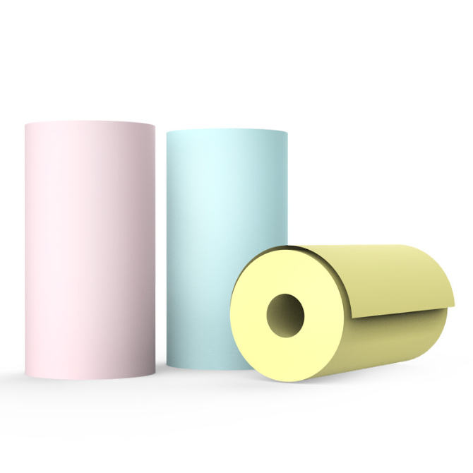 Color roll papers